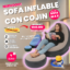 sofa inflable con cojin de compratelo.es