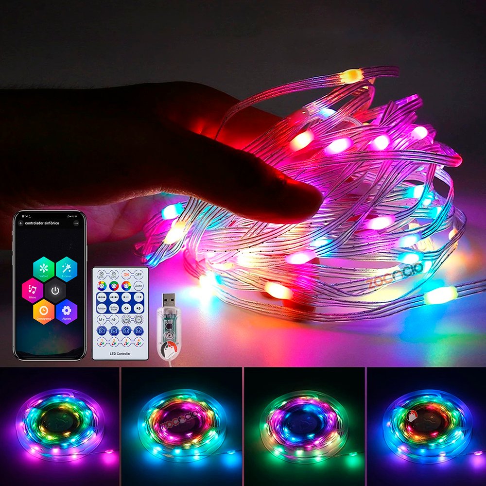 🎄🎅 Luces LED inteligentes Perfectas para Navidad