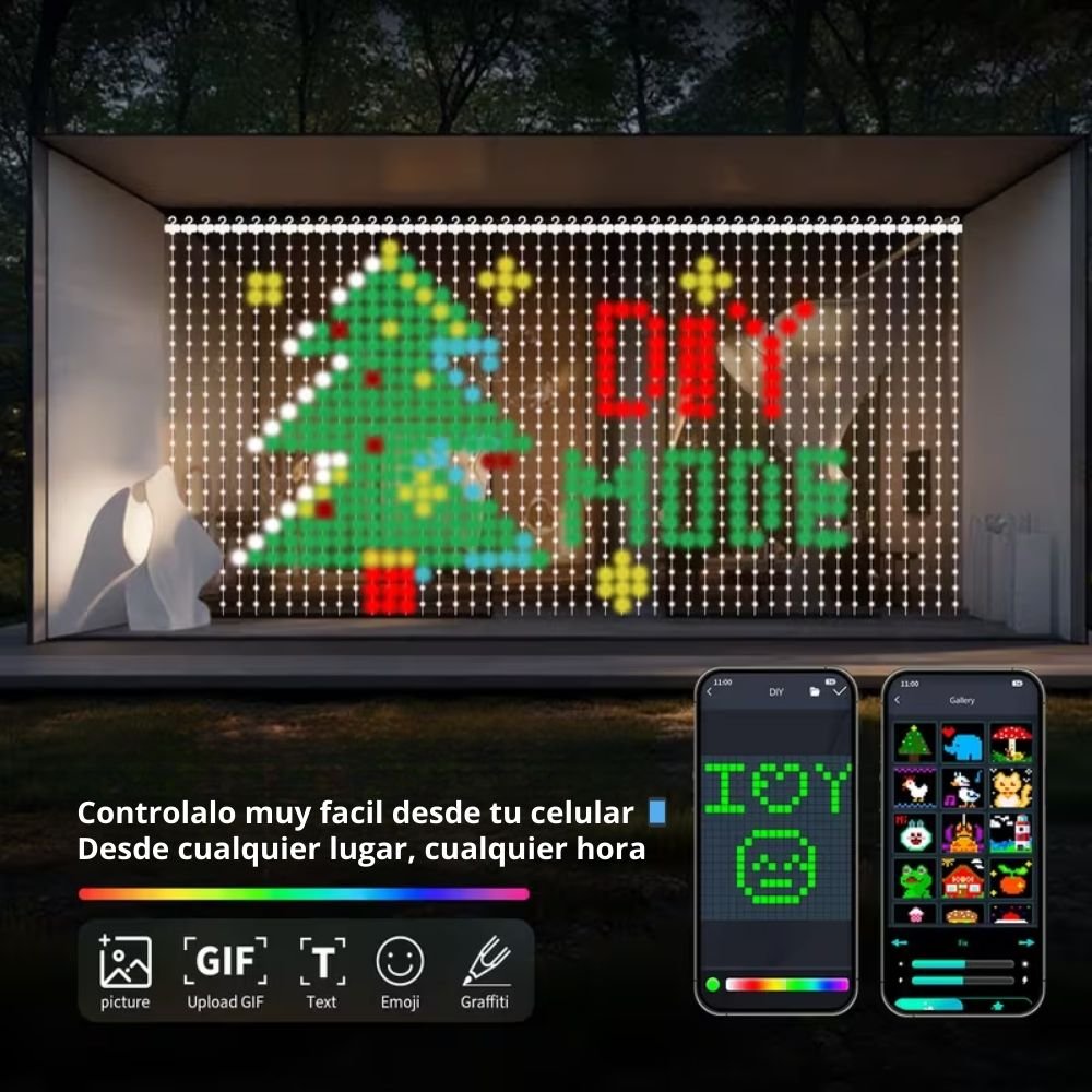 🎄🎅 Luces LED inteligentes Perfectas para Navidad