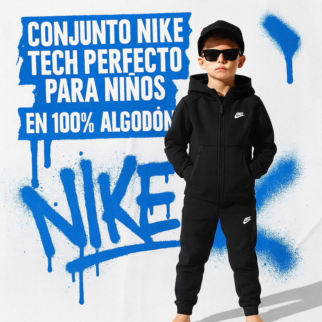 👟 Conjunto para niños Nike Tech