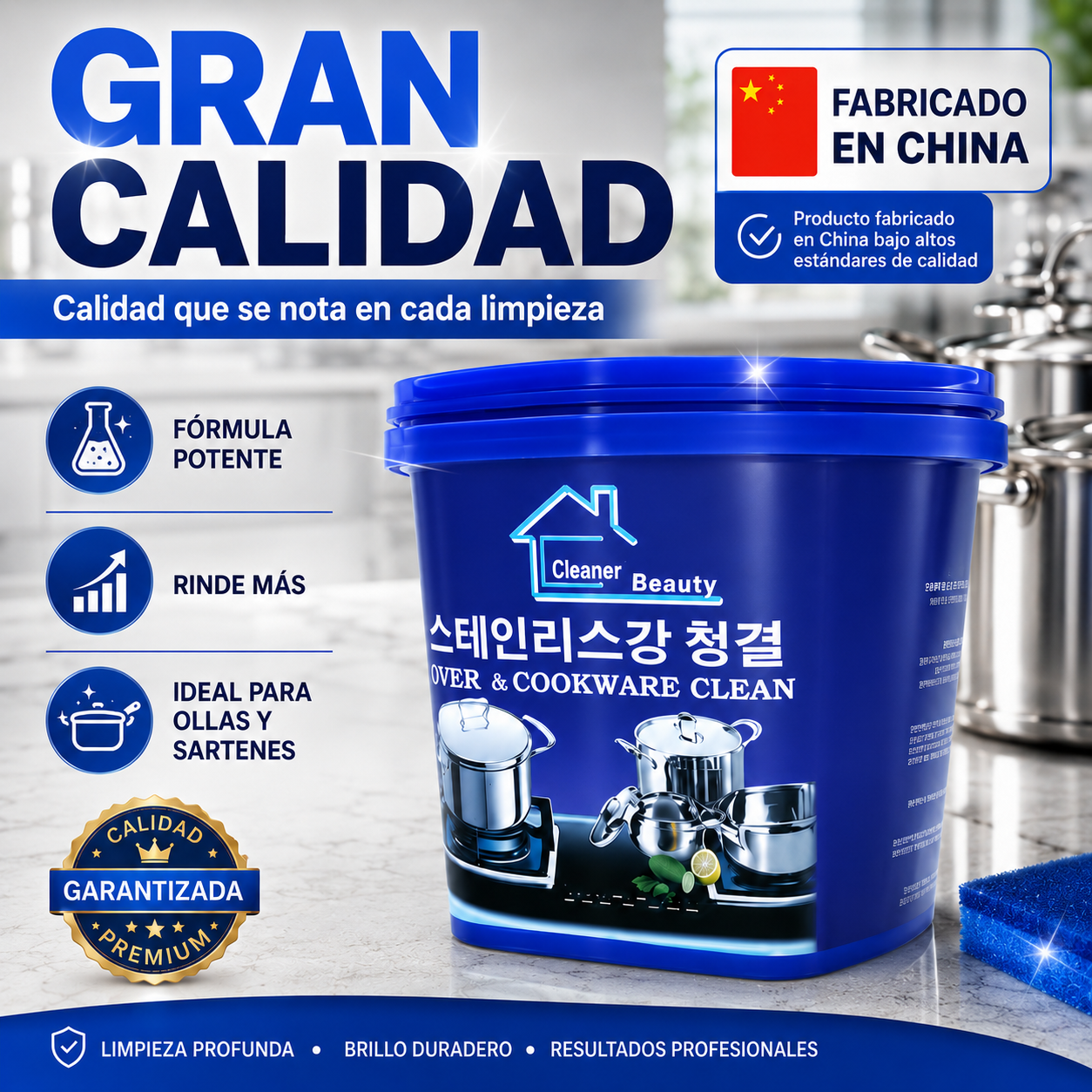 🫧Pasta Mágica Limpia Ollas 2X1 - Quita oxido y cualquier suciedad!