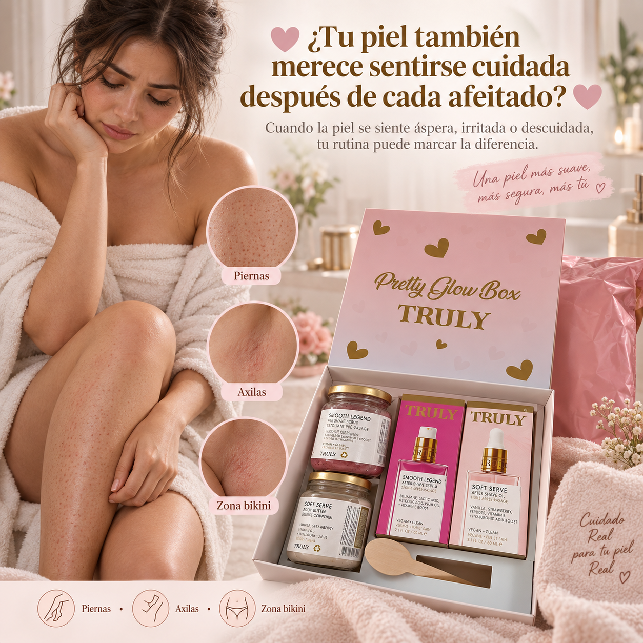 💗 ¿Tu piel también merece sentirse cuidada después de cada afeitado? 💗